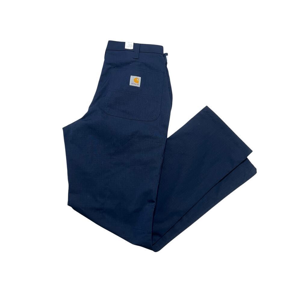 Carhartt Men's Dark Navy Work Chinos with Patch Logo